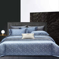 Ensemble de Literie Luxe Léger en Jacquard Coton Long Fils Haut de Gamme Quatre Pièces - IVOIRART.COM