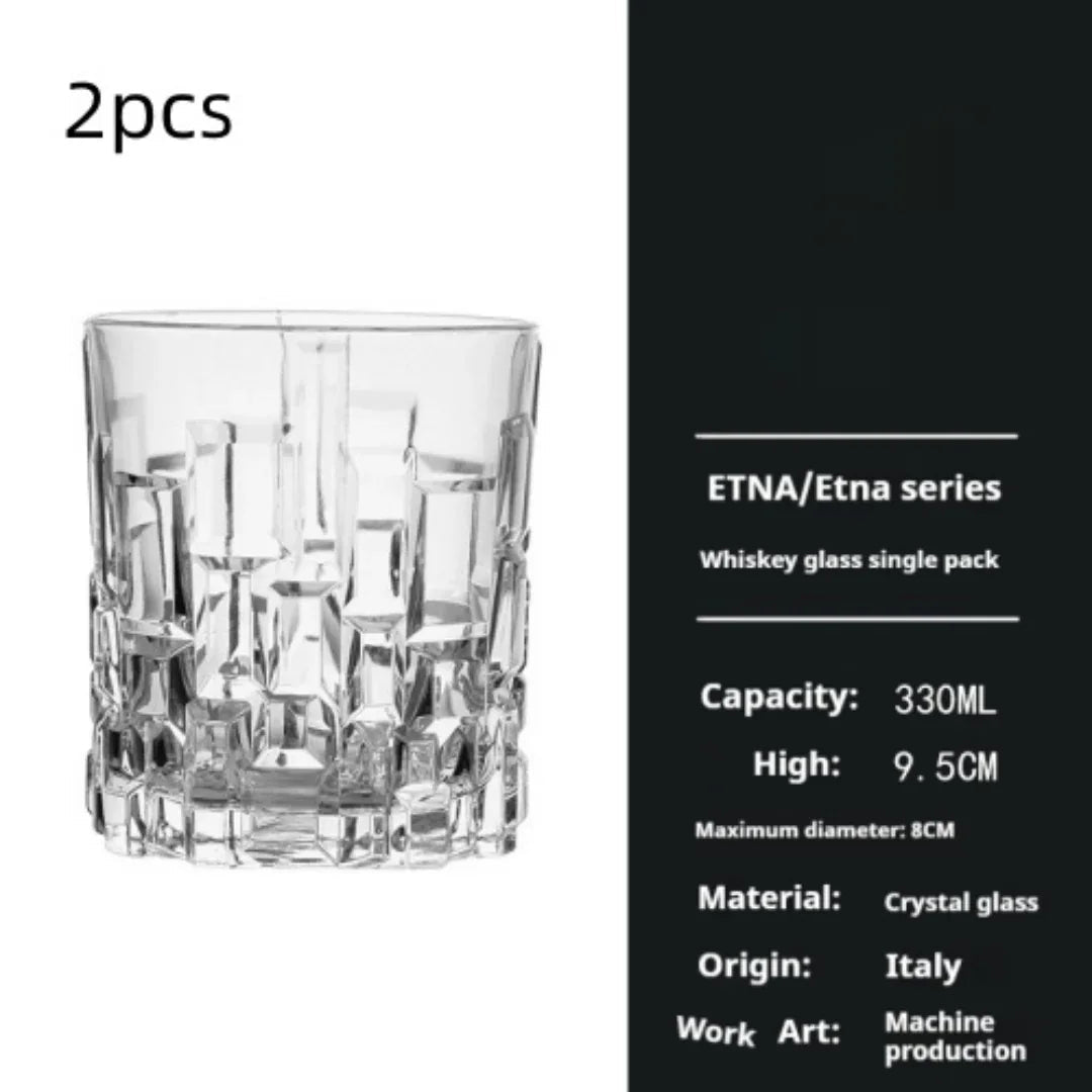 Ensemble de Verres à Vin en Cristal pour Usage Domestique, Élégance Nordic - IVOIRART.COM