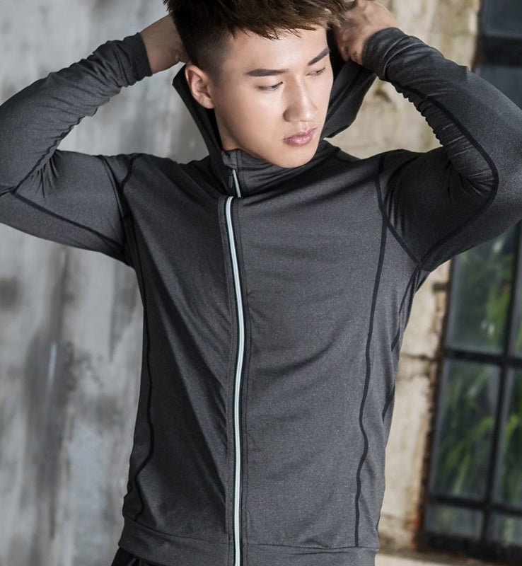 Ensemble de vêtements de fitness avec collants de basket-ball performants pour homme - IVOIRART.COM