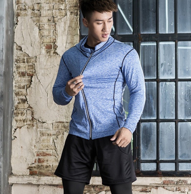 Ensemble de vêtements de fitness avec collants de basket-ball performants pour homme - IVOIRART.COM
