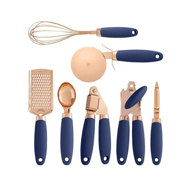 Ensemble d’éplucheurs ménagers pour cuisine avec finition cuivre plaqué élégant - IVOIRART.COM