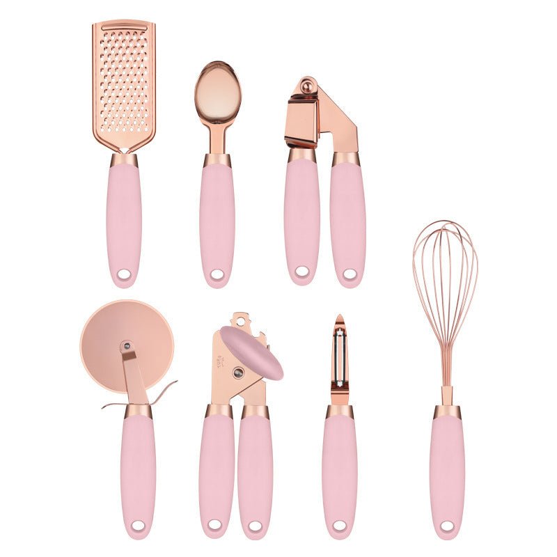 Ensemble d’éplucheurs ménagers pour cuisine avec finition cuivre plaqué élégant - IVOIRART.COM