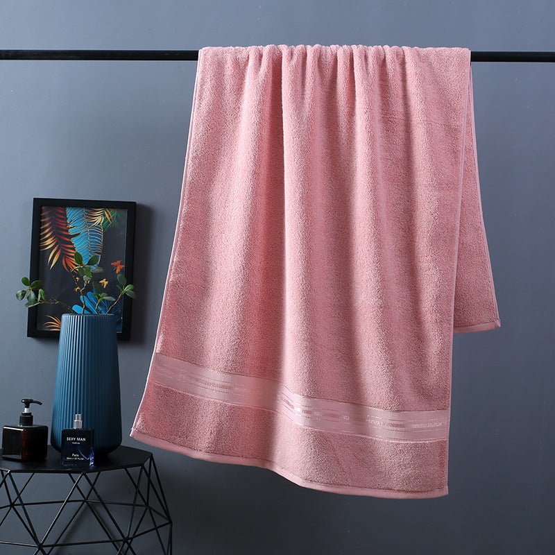 Ensemble épais de serviettes de bain en coton pur pour plage et salon beauté - IVOIRART.COM