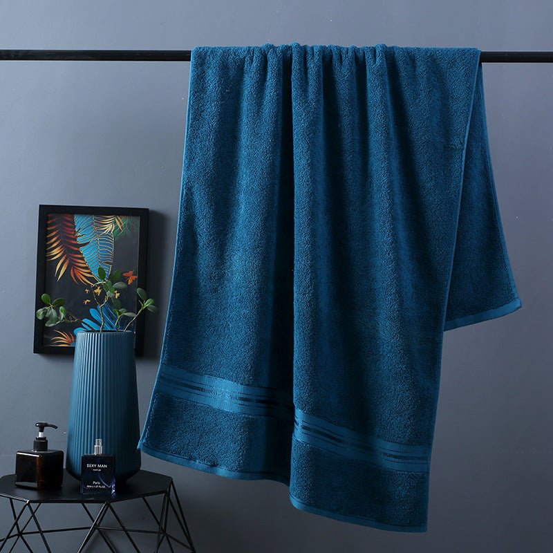Ensemble épais de serviettes de bain en coton pur pour plage et salon beauté - IVOIRART.COM