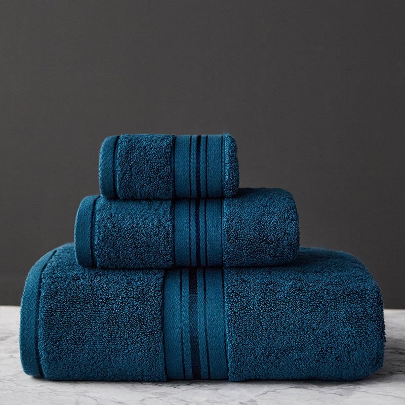Ensemble épais de serviettes de bain en coton pur pour plage et salon beauté - IVOIRART.COM
