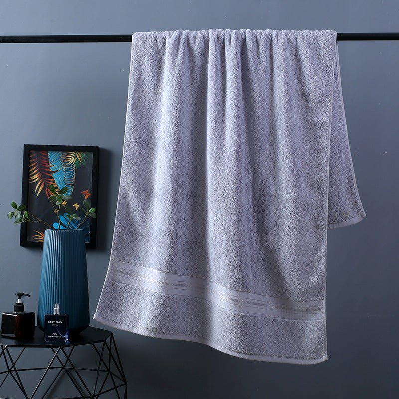 Ensemble épais de serviettes de bain en coton pur pour plage et salon beauté - IVOIRART.COM