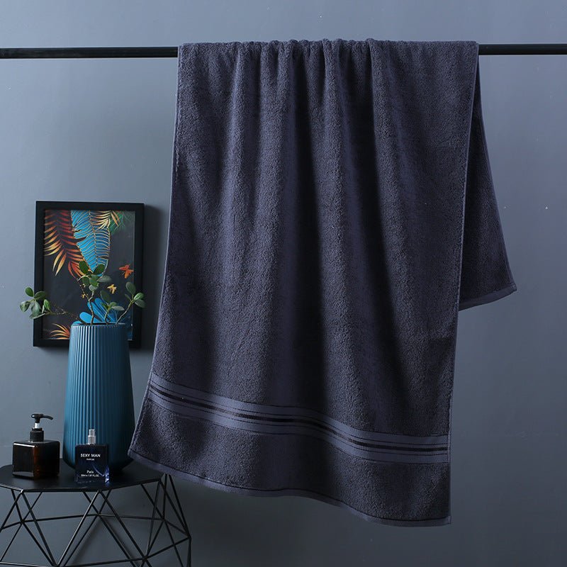 Ensemble épais de serviettes de bain en coton pur pour plage et salon beauté - IVOIRART.COM