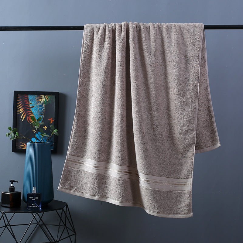 Ensemble épais de serviettes de bain en coton pur pour plage et salon beauté - IVOIRART.COM