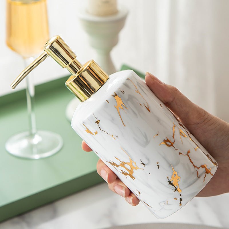 Ensemble Lavage Salle de Bain en Céramique Marbre pour Un Style Élégant - IVOIRART.COM
