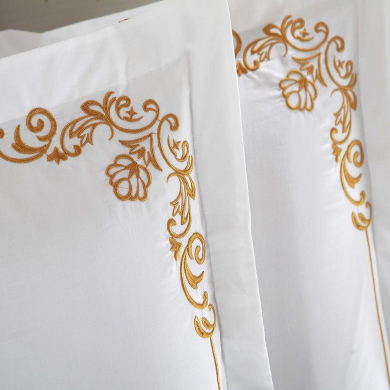Ensemble literie coton 4 pièces, 100% coton, sergé, impression réactive première - IVOIRART.COM