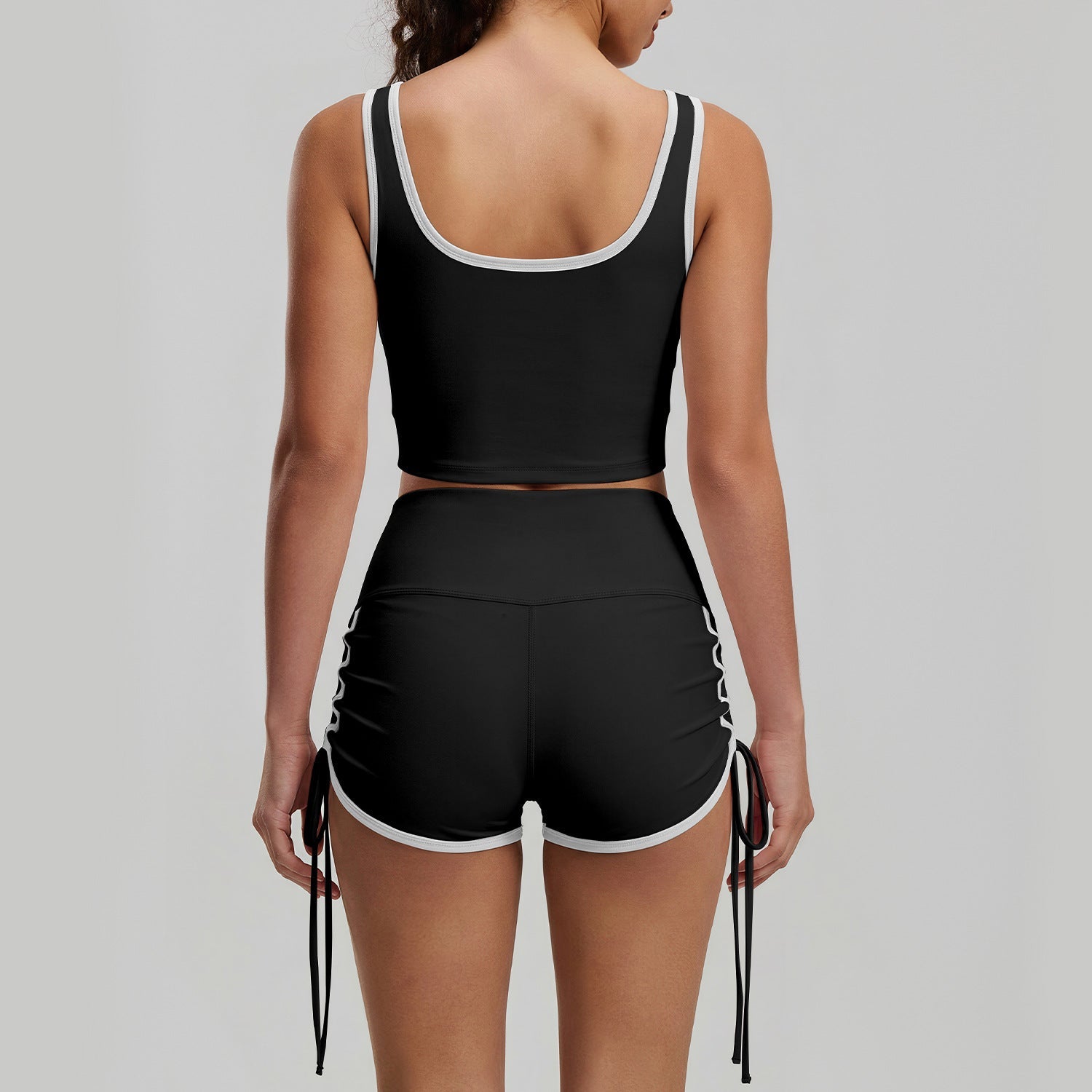 Ensemble sport 2026 printemps-été, maintien élevé, coussin poitrine intégré slim - IVOIRART.COM