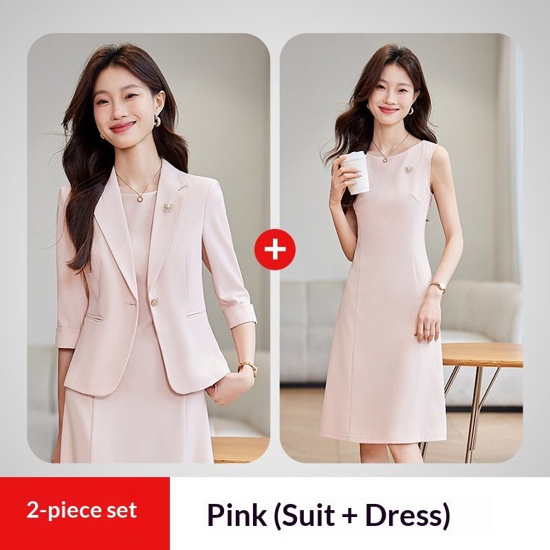 Ensemble tailleur professionnel neuf pour femme, idéal pour déplacement quotidien - IVOIRART.COM