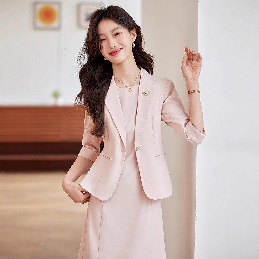 Ensemble tailleur professionnel neuf pour femme, idéal pour déplacement quotidien - IVOIRART.COM