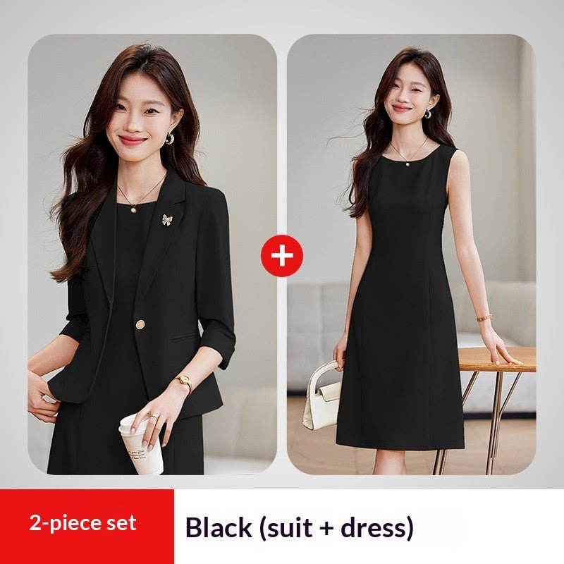Ensemble tailleur professionnel neuf pour femme, idéal pour déplacement quotidien - IVOIRART.COM