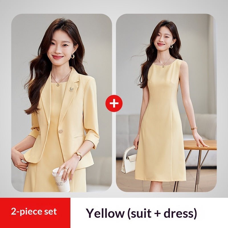 Ensemble tailleur professionnel neuf pour femme, idéal pour déplacement quotidien - IVOIRART.COM