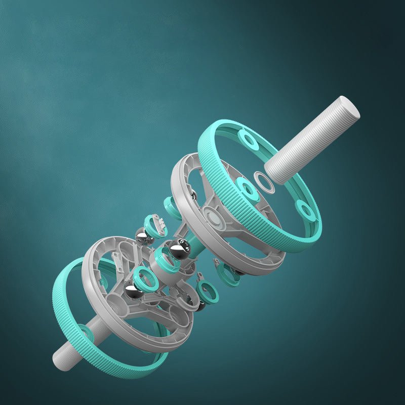 Équipement de gym multifonctionnel abdominal 14 en 1 avec roue et haltères pour domicile - IVOIRART.COM