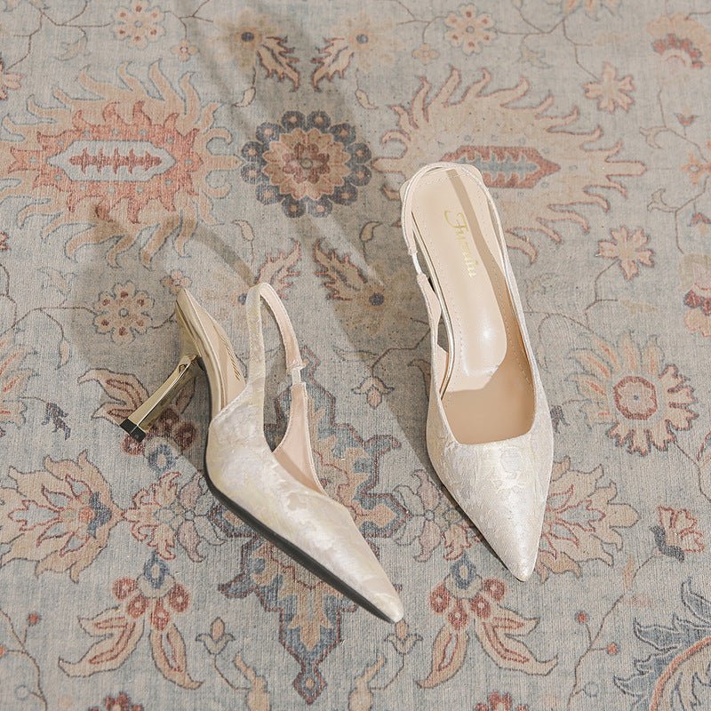 Escarpins Décontractés Style Chinois pour Femmes avec Talons Élégants - IVOIRART.COM