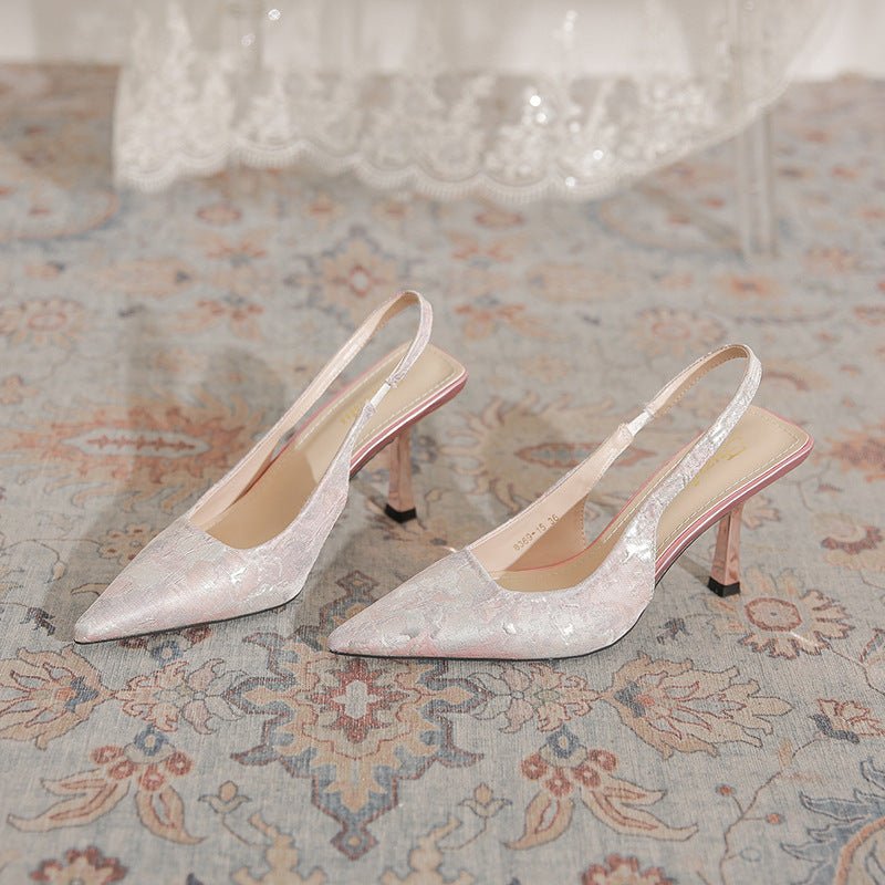 Escarpins Décontractés Style Chinois pour Femmes avec Talons Élégants - IVOIRART.COM