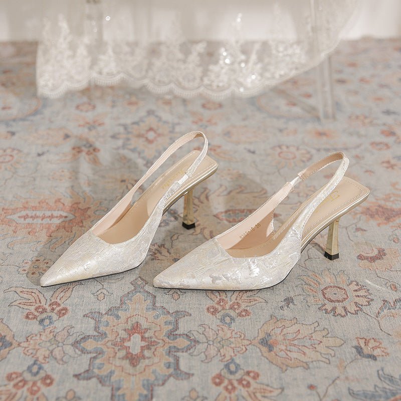 Escarpins Décontractés Style Chinois pour Femmes avec Talons Élégants - IVOIRART.COM