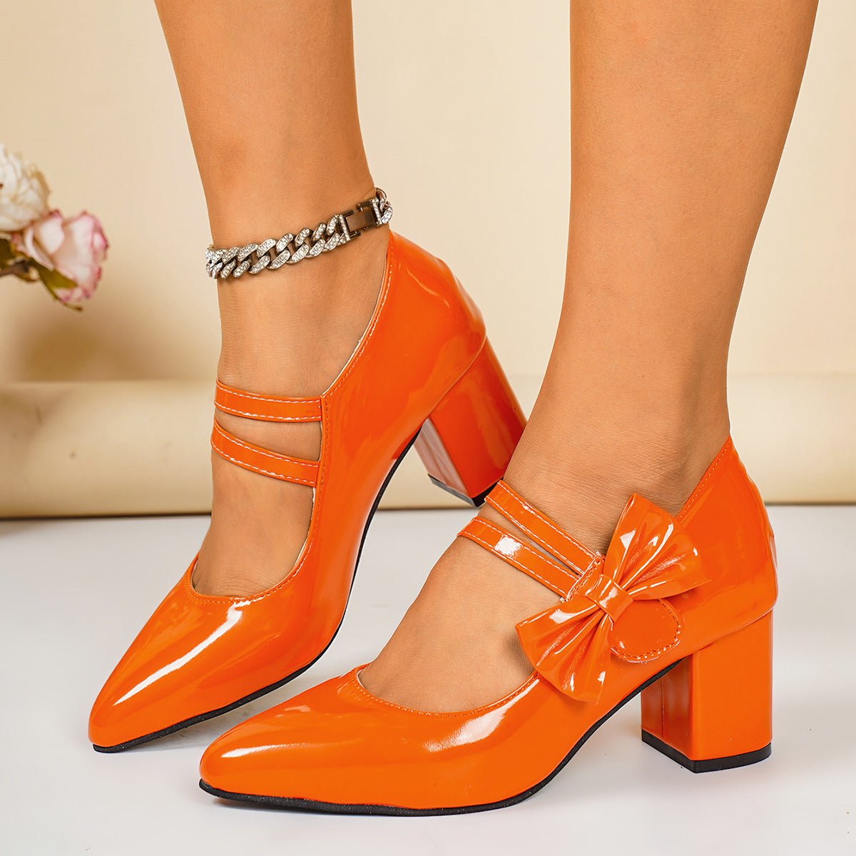 Escarpins légers pour femmes à bout pointu, confortables, talons hauts élégants - IVOIRART.COM