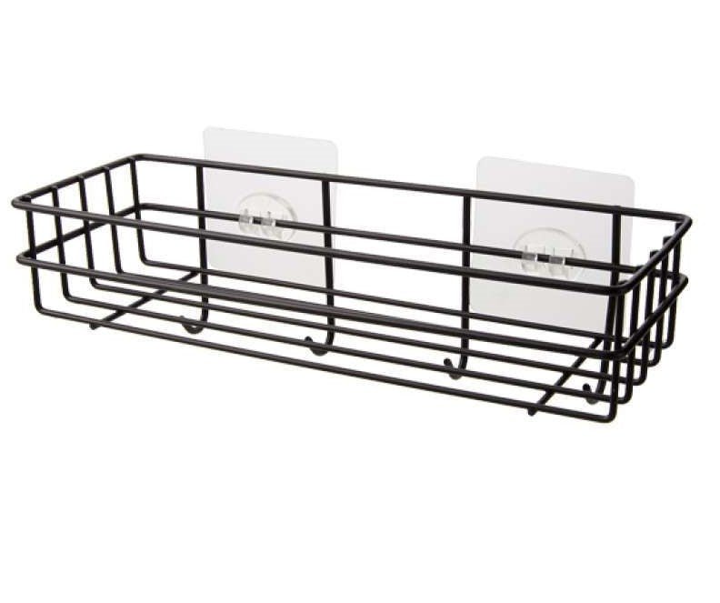 Étagère d'angle murale sans perçage pour salle de bain et cuisine, support tripode domestique - IVOIRART.COM