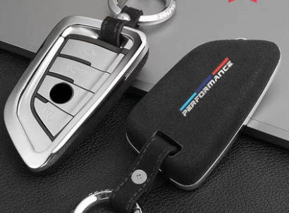 Étui de protection pour clés en daim avec cadre en alliage de zinc - élégant et durable - IVOIRART.COM