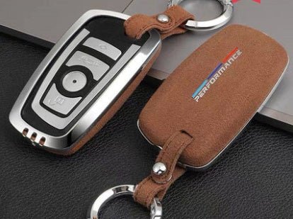 Étui de protection pour clés en daim avec cadre en alliage de zinc - élégant et durable - IVOIRART.COM
