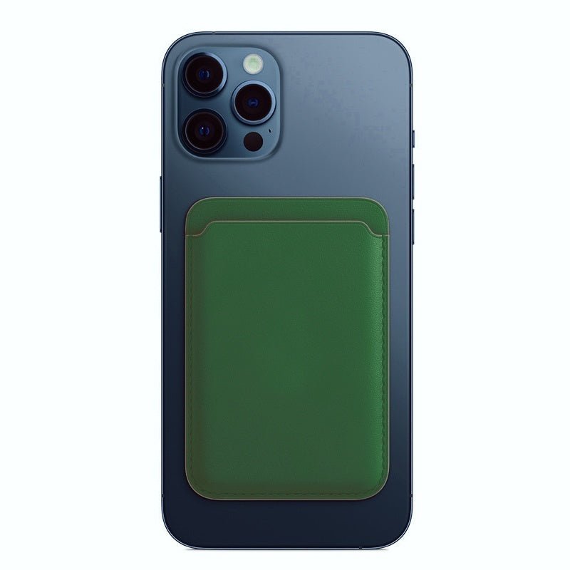 Étui portefeuille magnétique en cuir de luxe pour iPhone 14 Pro Max, 13, 12 avec MagSafe, porte - cartes et support intégré - IVOIRART.COM