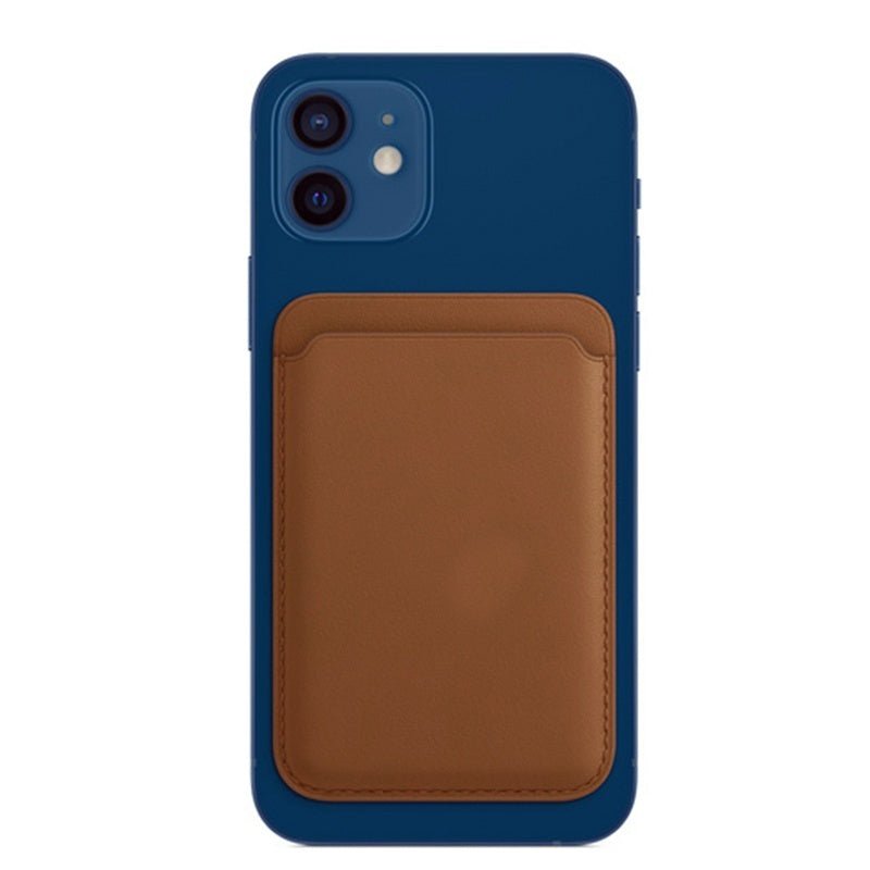 Étui portefeuille magnétique en cuir de luxe pour iPhone 14 Pro Max, 13, 12 avec MagSafe, porte - cartes et support intégré - IVOIRART.COM
