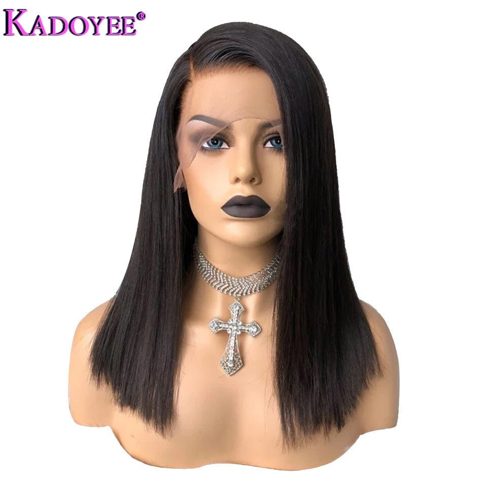 Europe, America, African Wigs,Female Human Hair Wigs, Front Lace Real Wigs - IVOIRART.COM