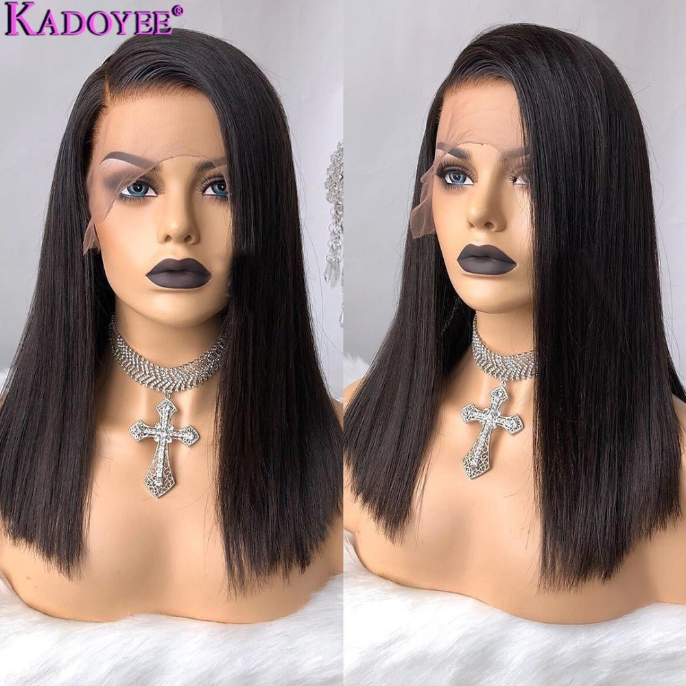 Europe, America, African Wigs,Female Human Hair Wigs, Front Lace Real Wigs - IVOIRART.COM
