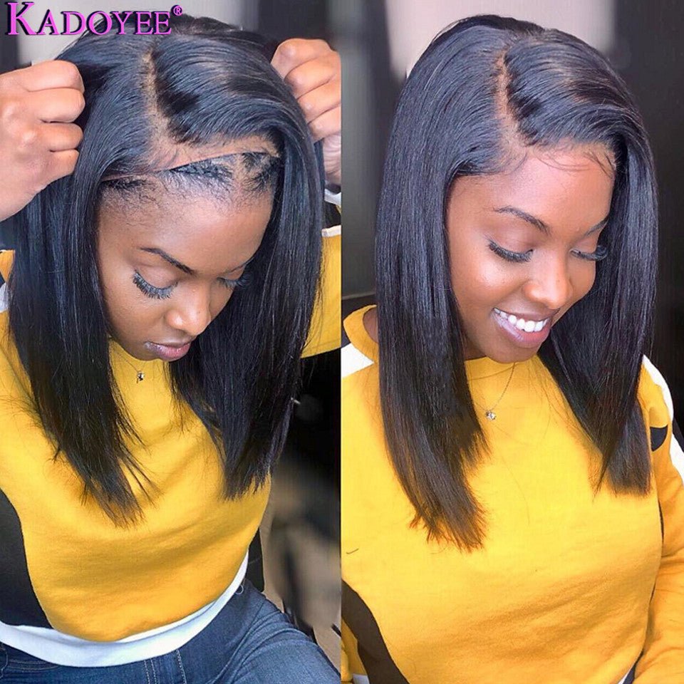 Europe, America, African Wigs,Female Human Hair Wigs, Front Lace Real Wigs - IVOIRART.COM