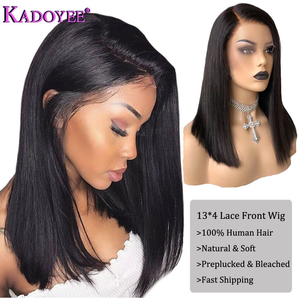 Europe, America, African Wigs,Female Human Hair Wigs, Front Lace Real Wigs - IVOIRART.COM