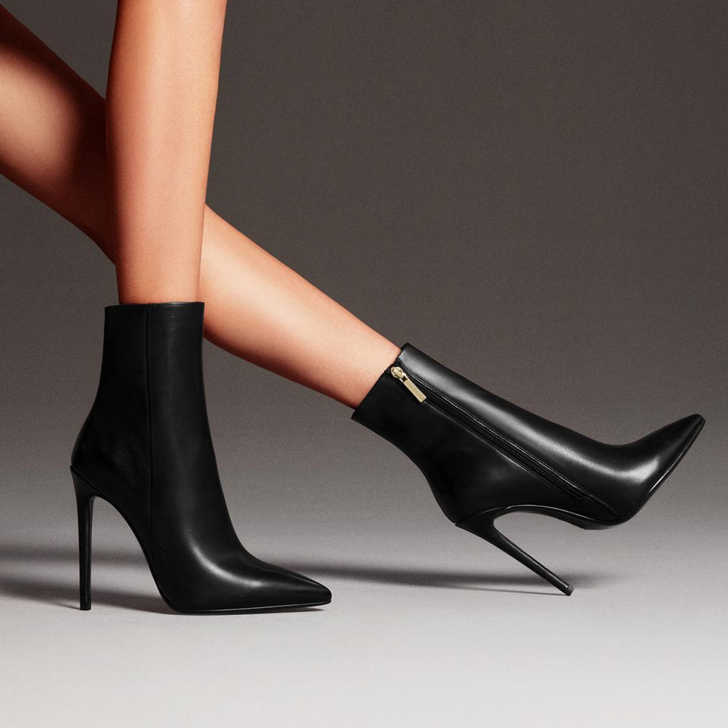 European And American Pointed-toe Stiletto Ankle Boots - IVOIRART.COM