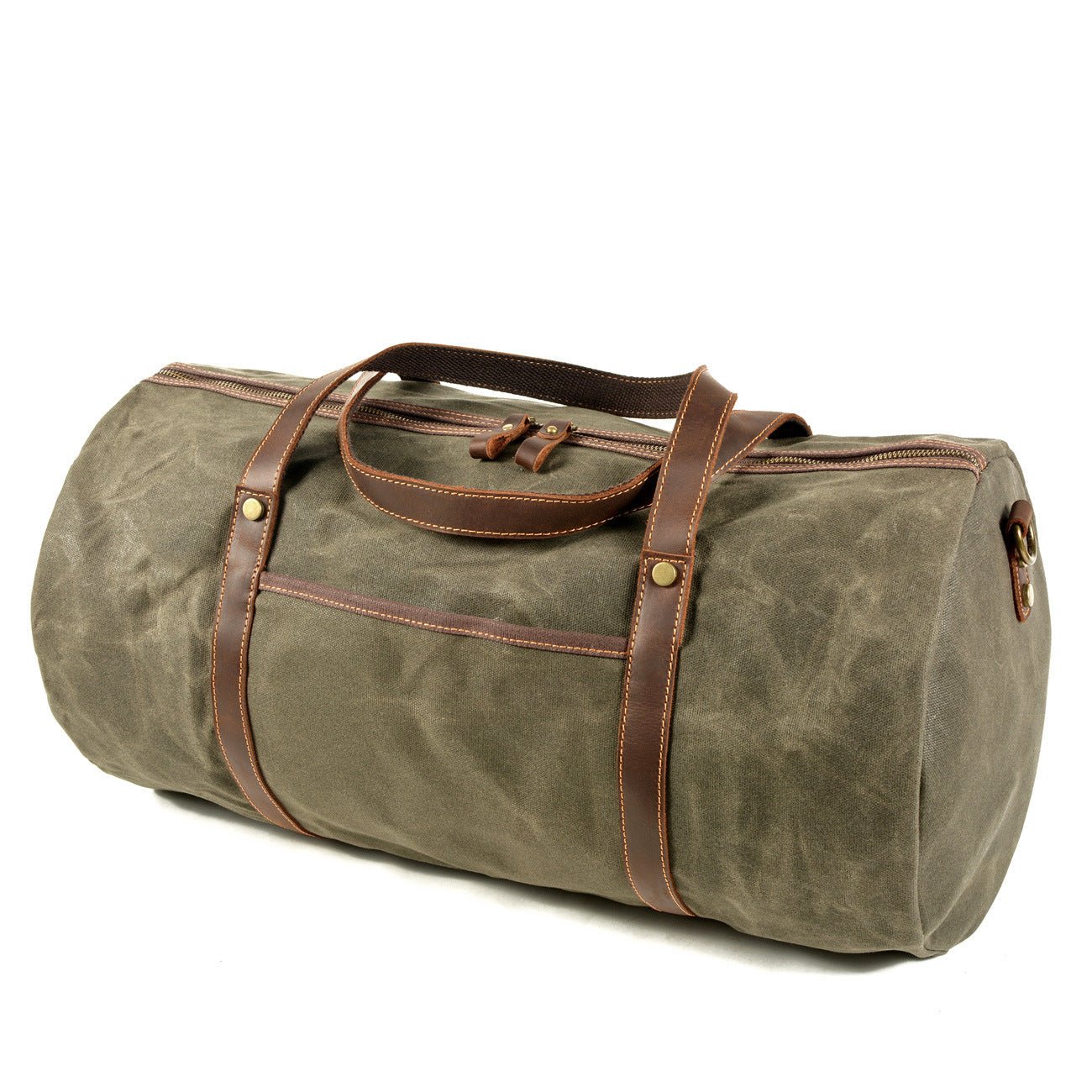 European And American Retro Foldable Travel Bag Portable Large-Capacity Waterproof Gym Bag Large-Capacity Leisure Outdoor Shoulder Bag - IVOIRART.COM