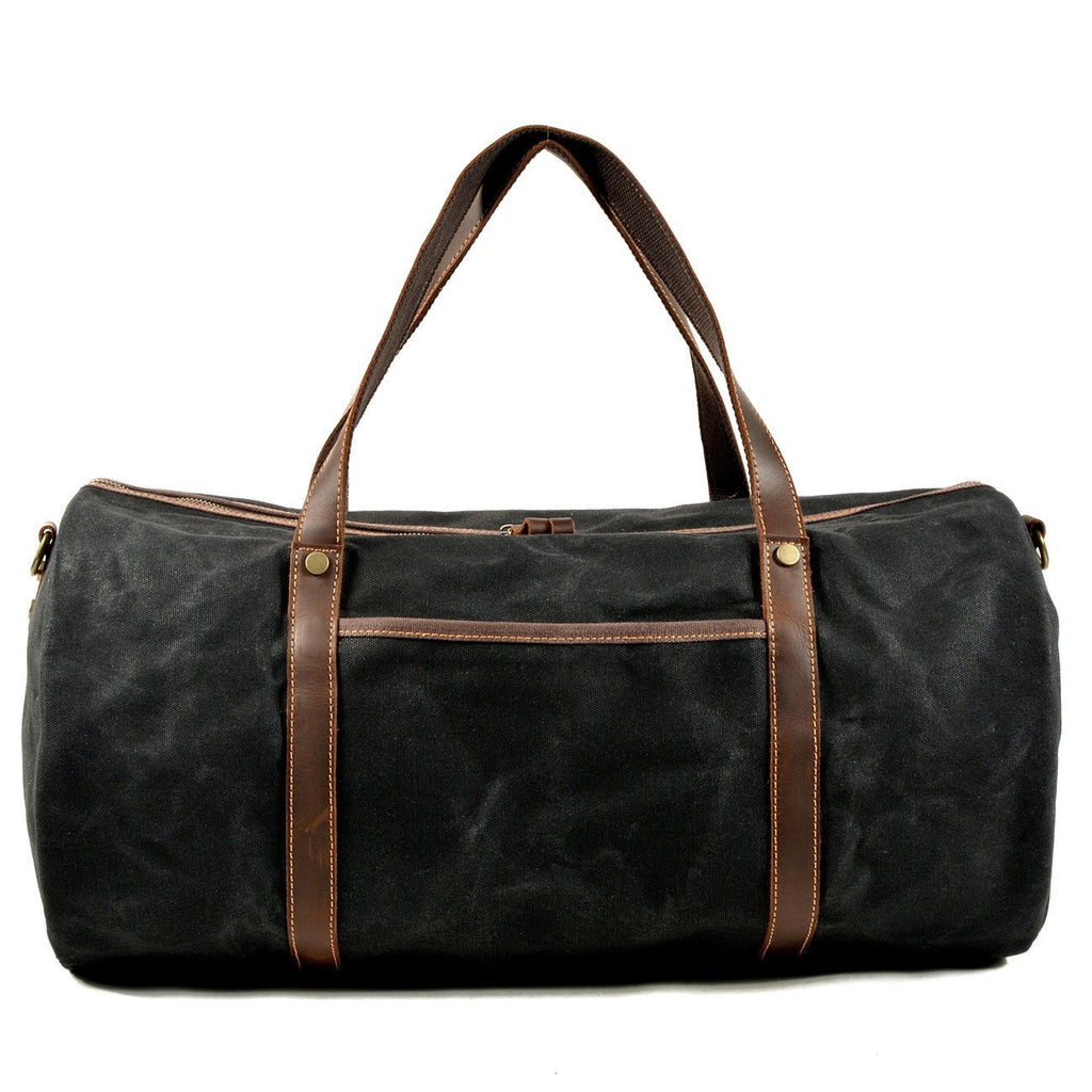 European And American Retro Foldable Travel Bag Portable Large-Capacity Waterproof Gym Bag Large-Capacity Leisure Outdoor Shoulder Bag - IVOIRART.COM