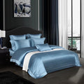 European Jacquard Four Piece Satin Bedding - IVOIRART.COM