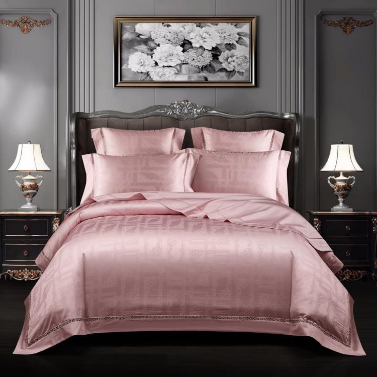 European Jacquard Four Piece Satin Bedding - IVOIRART.COM