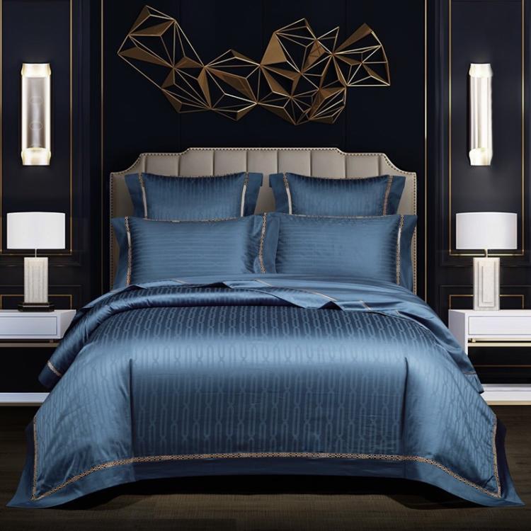 European Jacquard Four Piece Satin Bedding - IVOIRART.COM