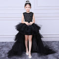 Evening Dress Girls Princess Children's Tail - IVOIRART.COM