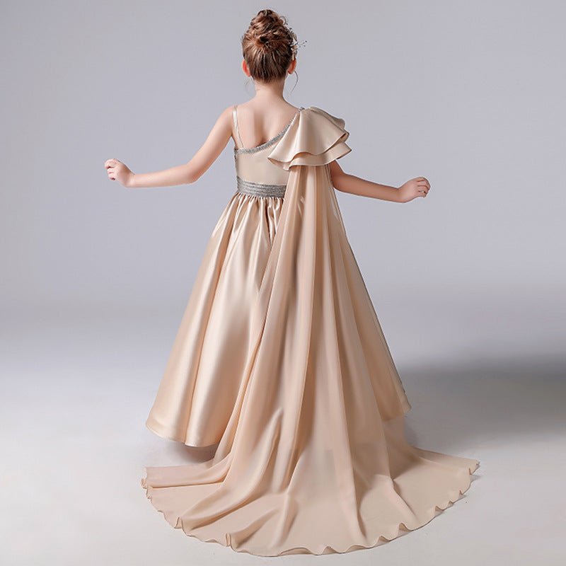 Evening Dress Piano Catwalk Show For Girls - IVOIRART.COM