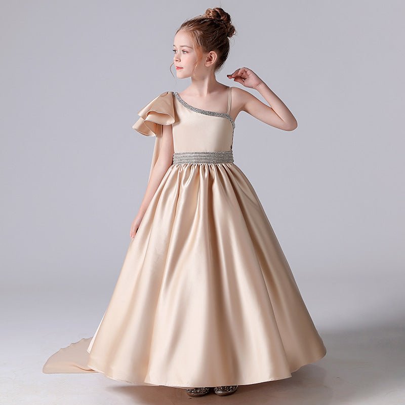 Evening Dress Piano Catwalk Show For Girls - IVOIRART.COM