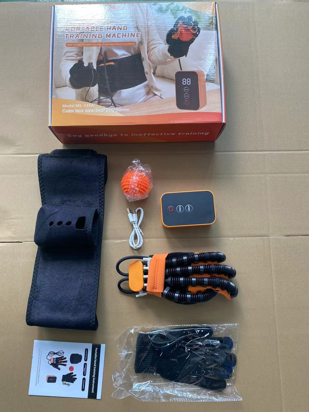 Exclusive For Cross-border Rehabilitation Robot Gloves Trainer Elderly Stroke Hemiplegia Five Fingers Finger Hand Training - IVOIRART.COM