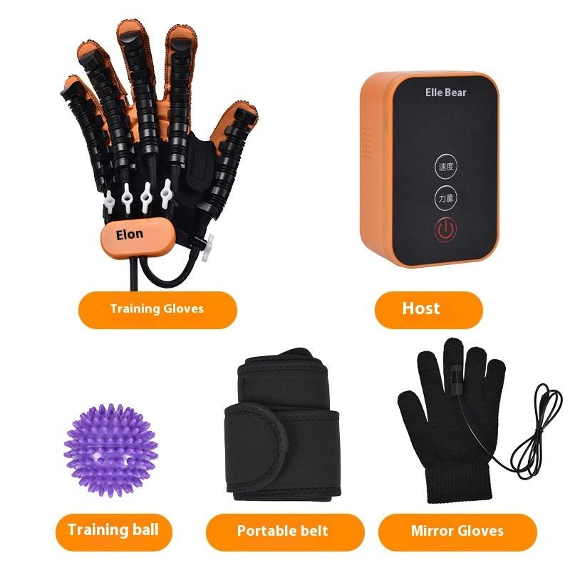 Exclusive For Cross-border Rehabilitation Robot Gloves Trainer Elderly Stroke Hemiplegia Five Fingers Finger Hand Training - IVOIRART.COM