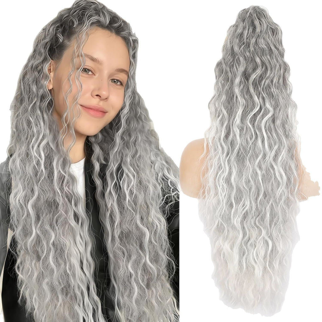 Extension de Queue de Cheval Bouclée Longue et Volumineuse à Pince 30 Pouces - IVOIRART.COM
