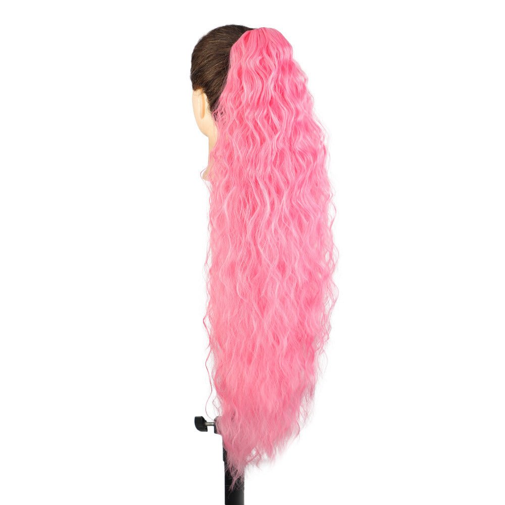 Extension de Queue de Cheval Bouclée Longue et Volumineuse à Pince 30 Pouces - IVOIRART.COM