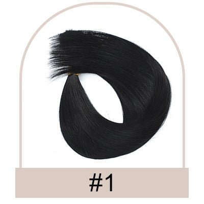Extensions de cheveux 100% humains, bandes adhésives intégrées, sans couture - IVOIRART.COM