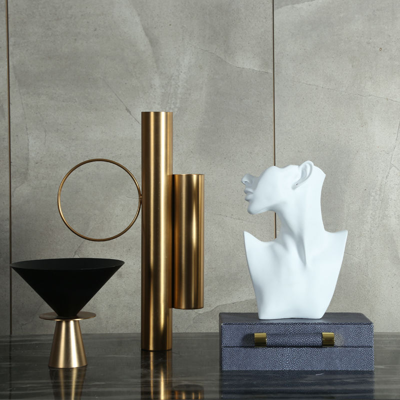 Vase décoratif en céramique pour fleurs séchées de style nordique