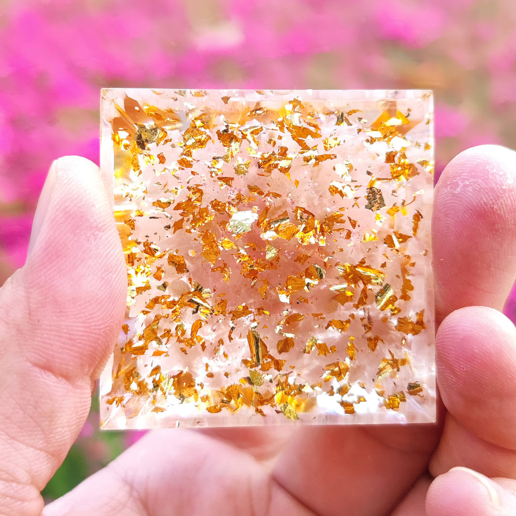 Crystal Ball Pyramid Home Crafts Resin