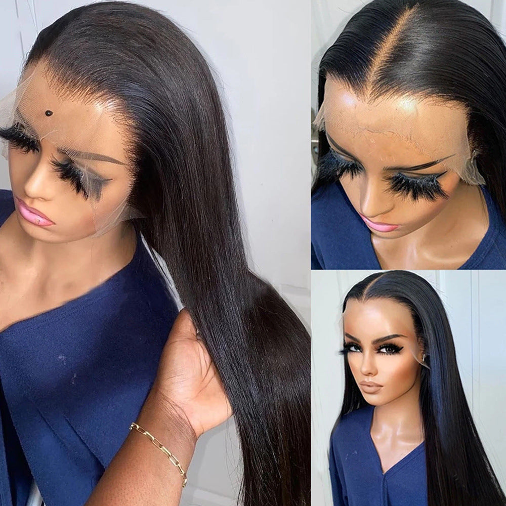 Coiffure Intégrale en Dentelle avec Cheveux Naturels - Style Élégant et Réaliste